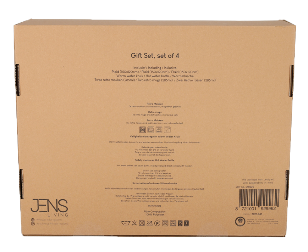 Jens Living Cozy Geschenkset Taupe