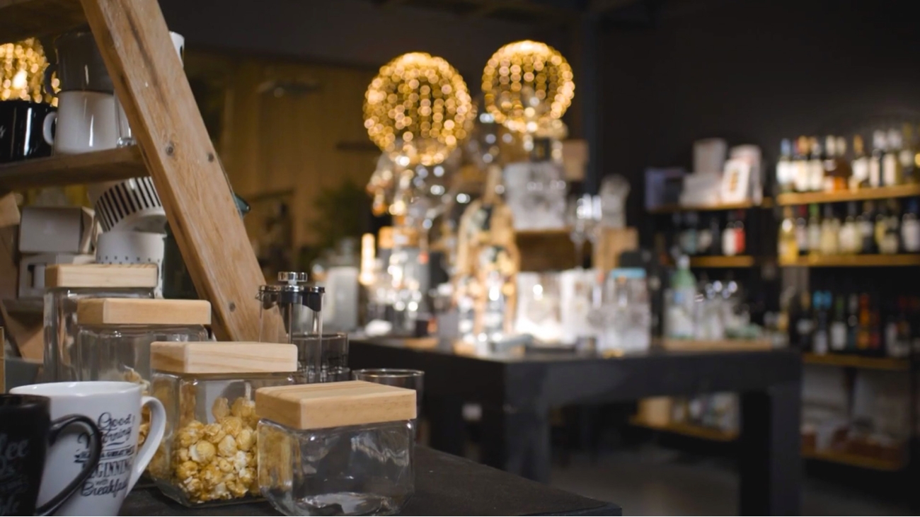 Showroom kerstpakket samenstellen